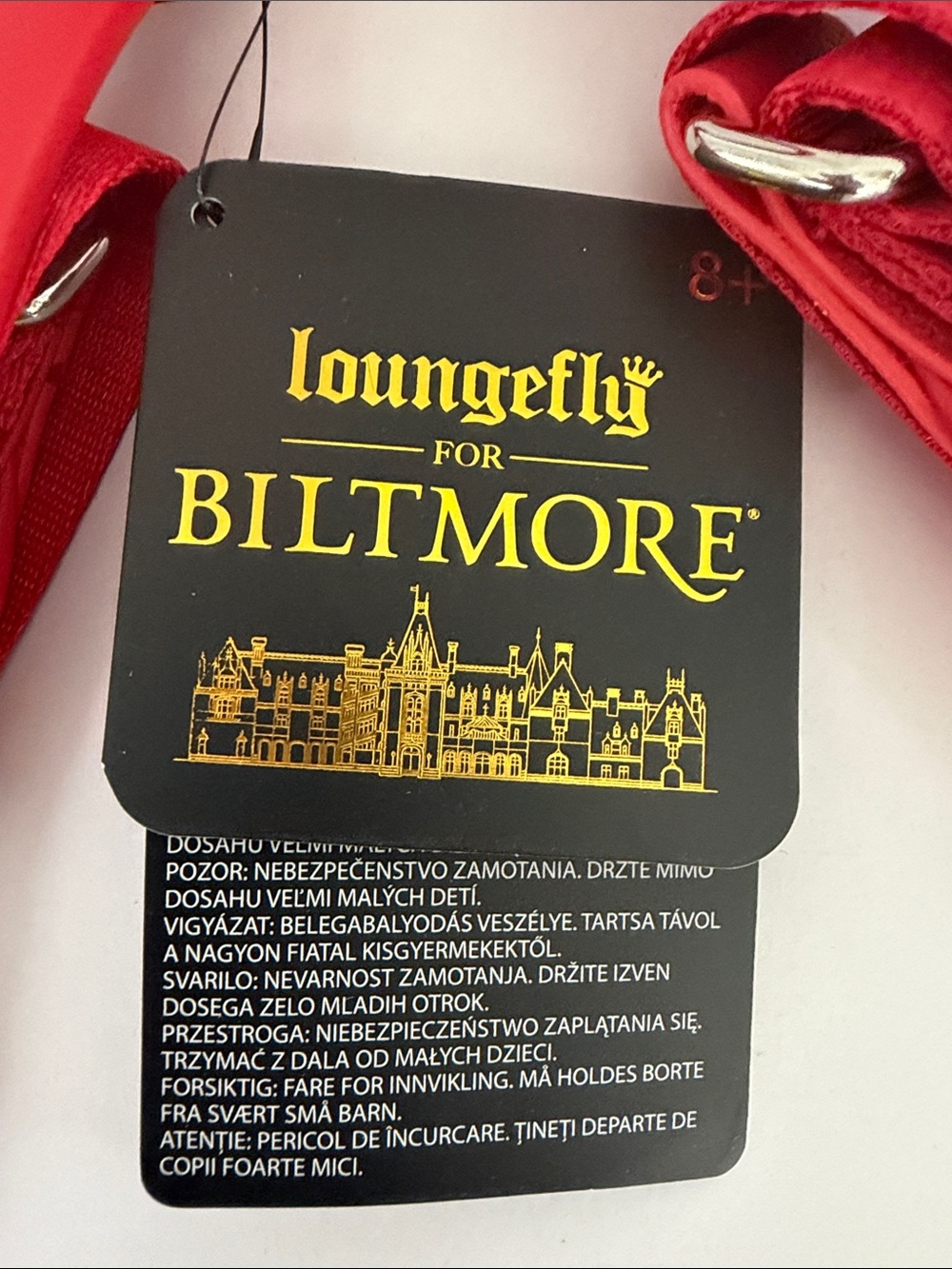 Stunning “Hard of Find” NWT Loungefly Red Sequin Biltmore Mini Backpack !!!! - Picture 2 of 10